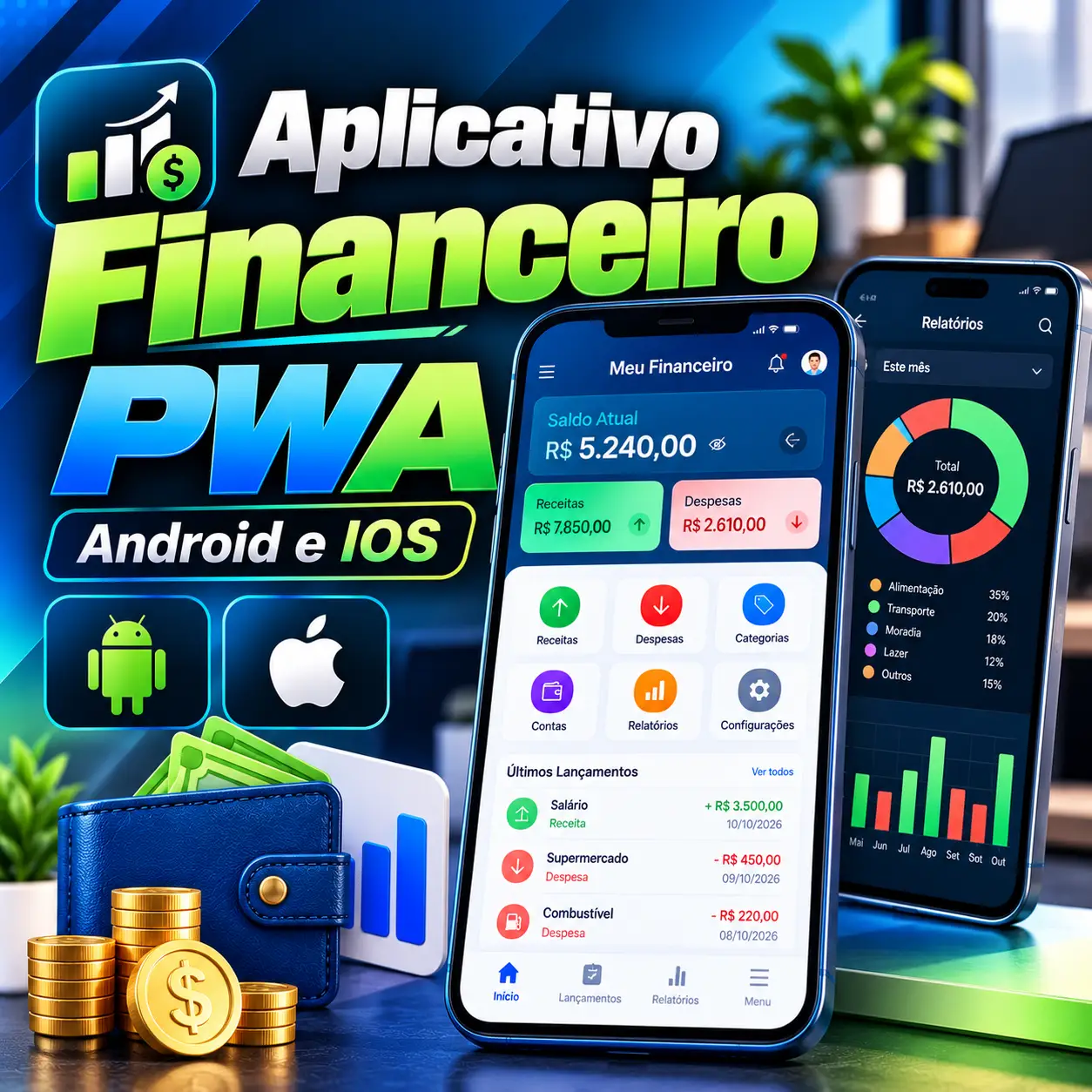 Aplicativo FInanceiro PWA