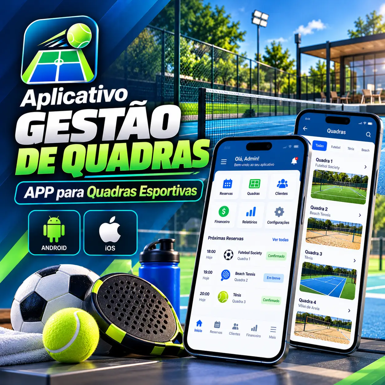 Aplicativo PWA Quadras