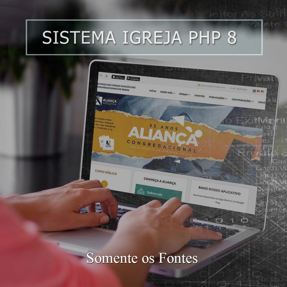 Sistema Igreja PHP 8