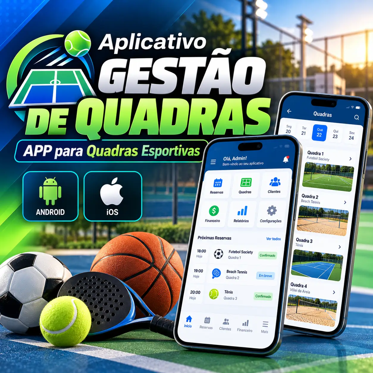 APP Gestão de Quadras